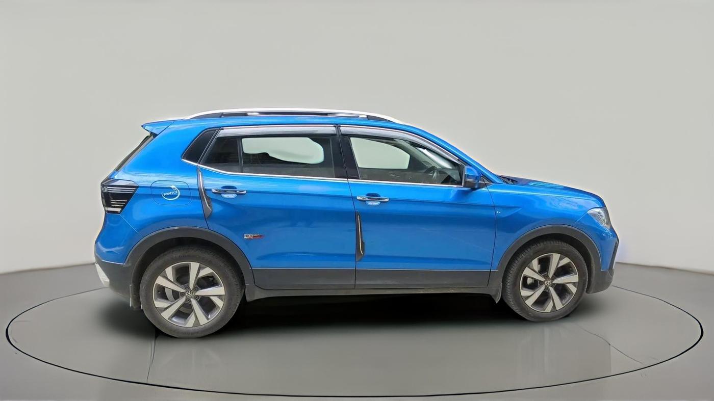 2022 Volkswagen TAIGUN TOPLINE 1.0 TSI AT, Petrol, Automatic, 40,373 km, exterior