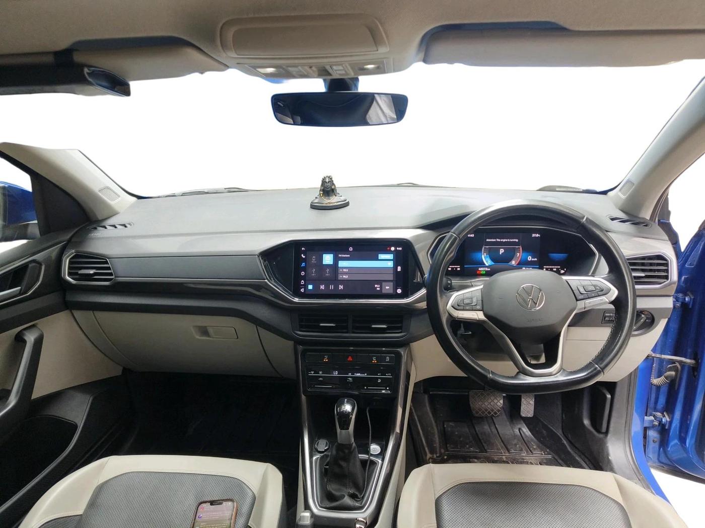 2022 Volkswagen TAIGUN TOPLINE 1.0 TSI AT, Petrol, Automatic, 40,373 km, interior