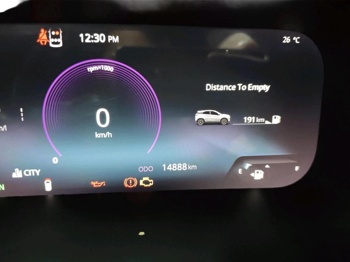 2024 Tata NEXON FEARLESS PLUS S 1.2 REVOTRON 6 MT DT, Petrol, Manual, 14,888 km, interior