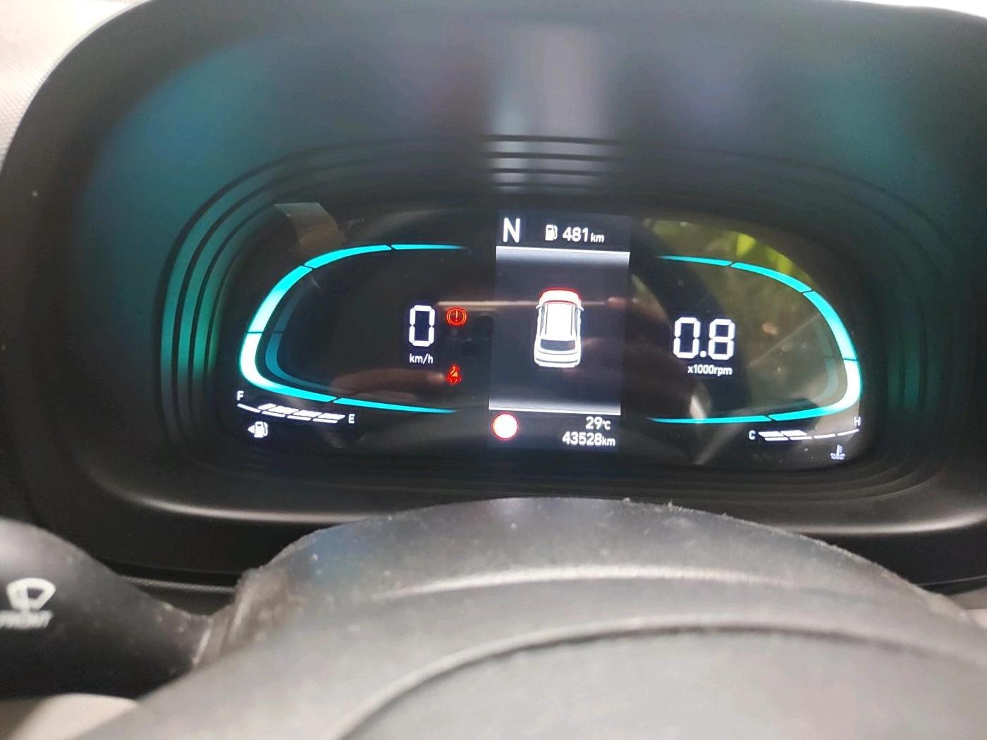2022 Hyundai VENUE SX 1.0 (O) TURBO IMT, Petrol, Manual, 43,528 km, interior