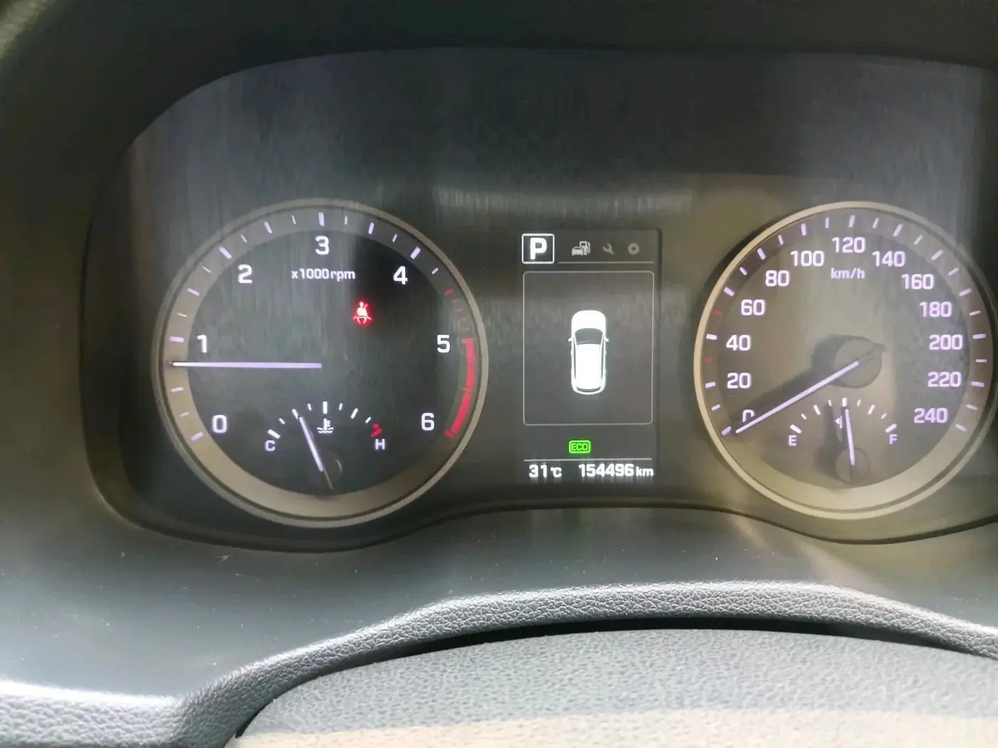 2017 Hyundai Tucson GLS 2WD AT DIESEL, Diesel, Automatic, 1,54,496 km, interior