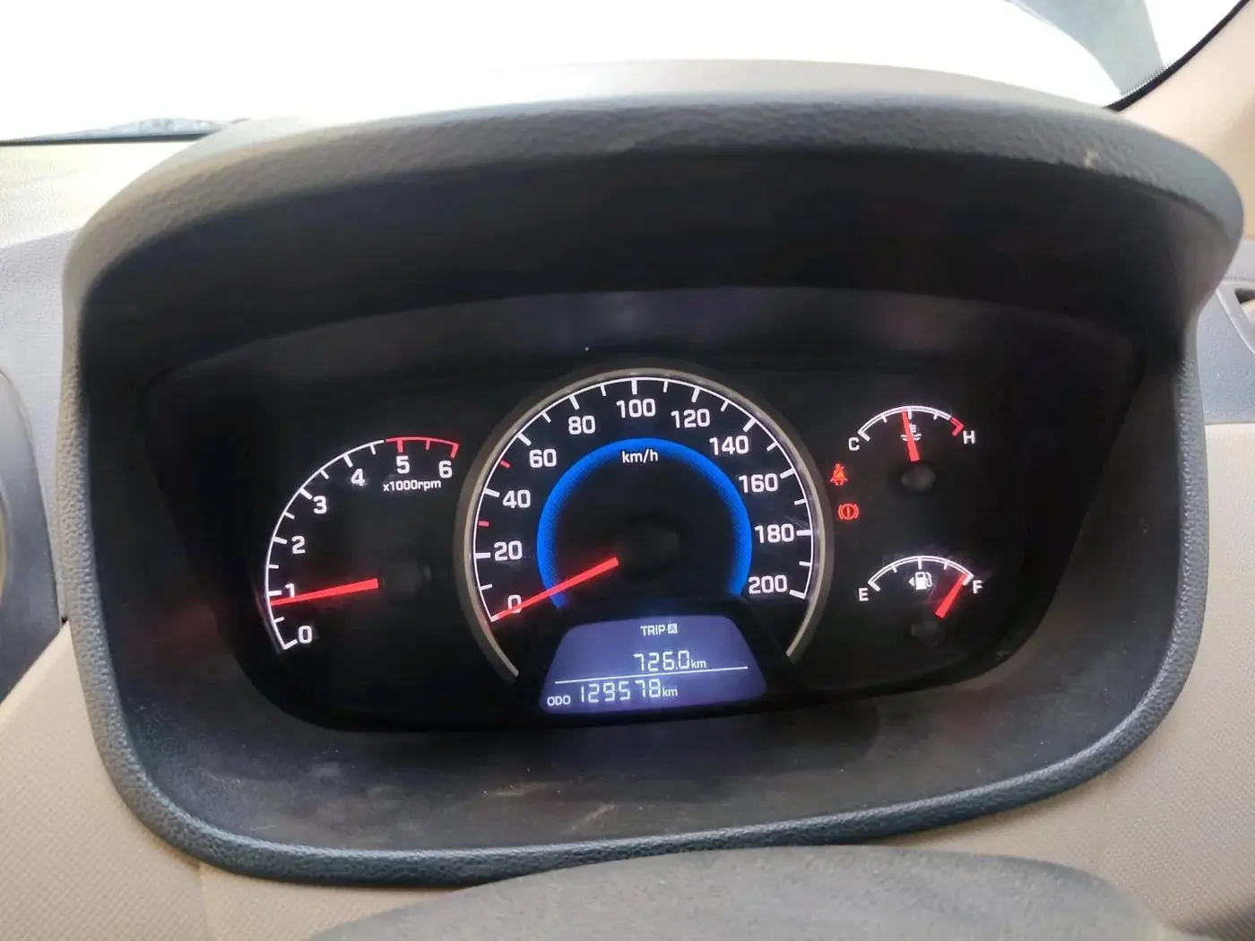 2018 Hyundai Grand i10 SPORTZ U2 1.2 CRDI, Diesel, Manual, 1,29,578 km, interior