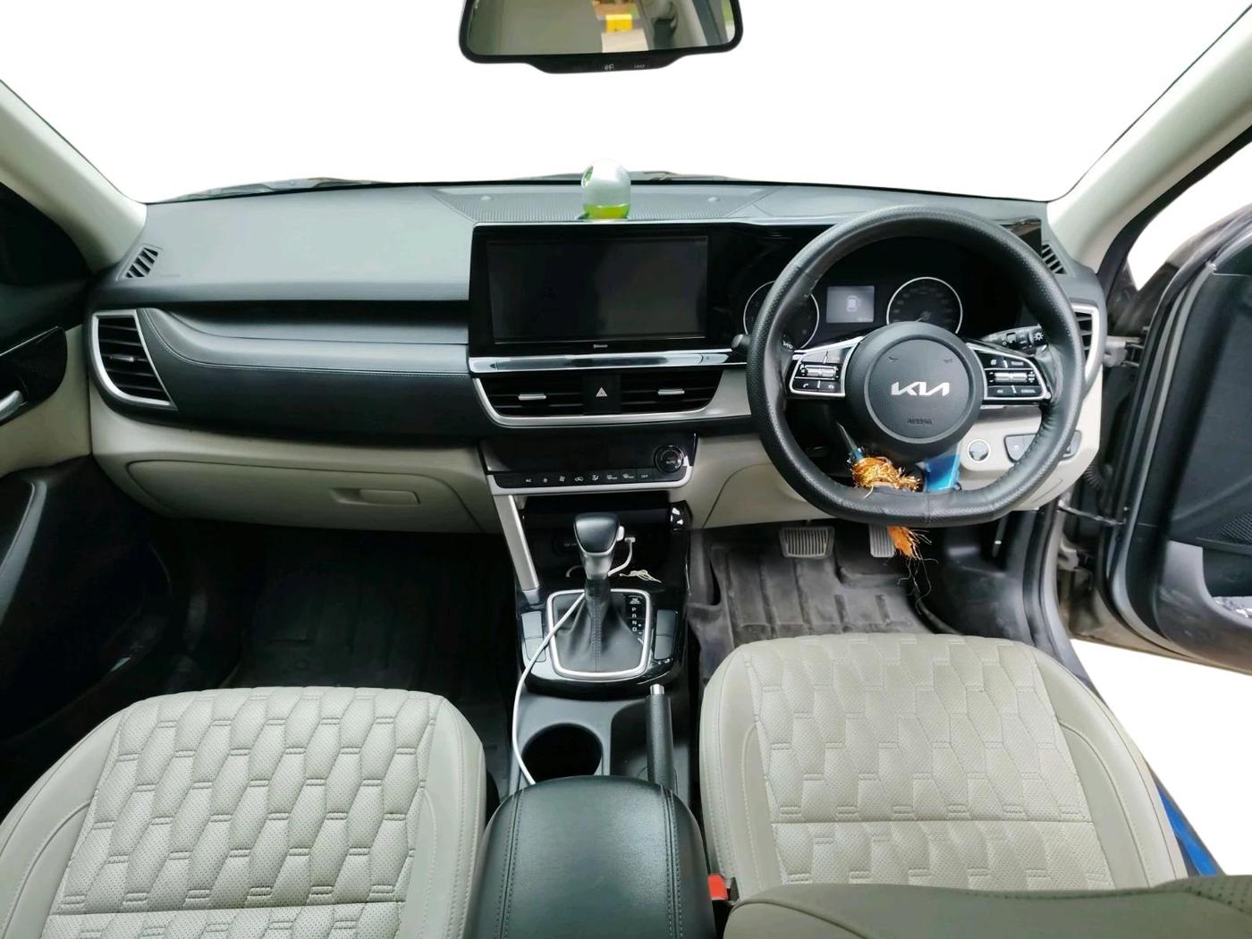2021 KIA SELTOS HTX IVT 1.5 PETROL, Petrol, Automatic, 18,606 km, interior