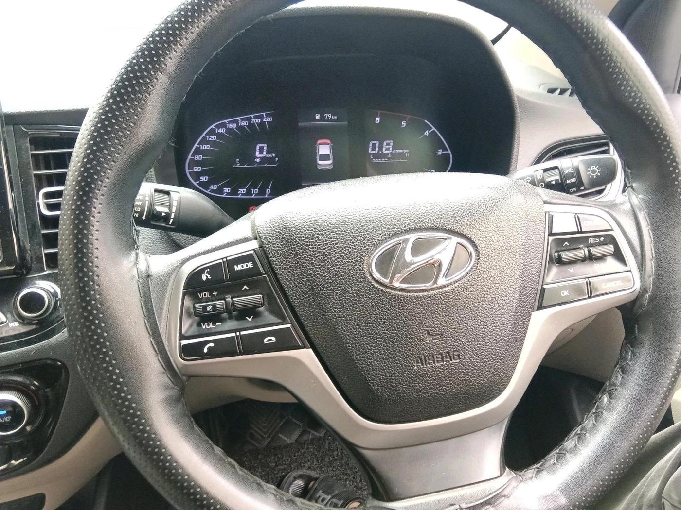 2021 Hyundai Verna SX (O) 1.5 CRDI, Diesel, Manual, 1,20,133 km, interior