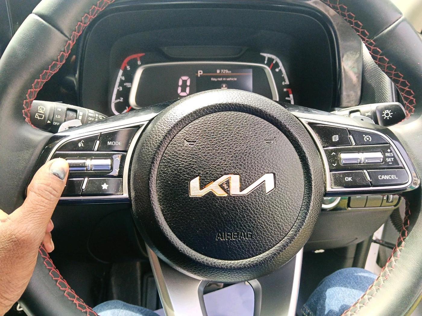 2022 KIA SONET GTX PLUS 1.5 AT, Diesel, Automatic, 51,686 km, interior