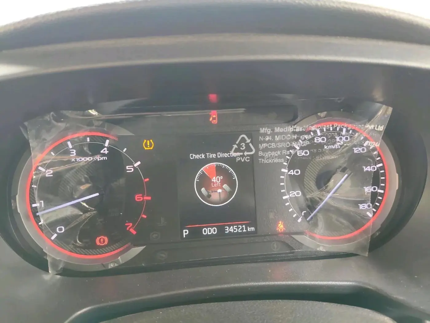 2021 Mahindra Thar LX PETROL HT 4WD AT, Petrol, Automatic, 34,521 km, interior