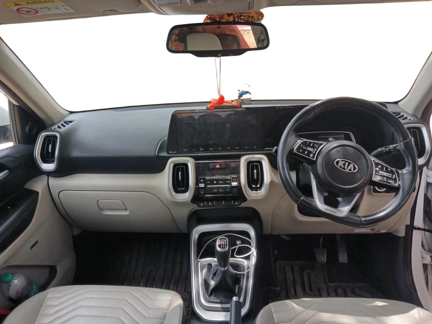 2021 KIA SONET HTX PLUS 1.0 IMT, Petrol, Manual, 83,185 km, interior