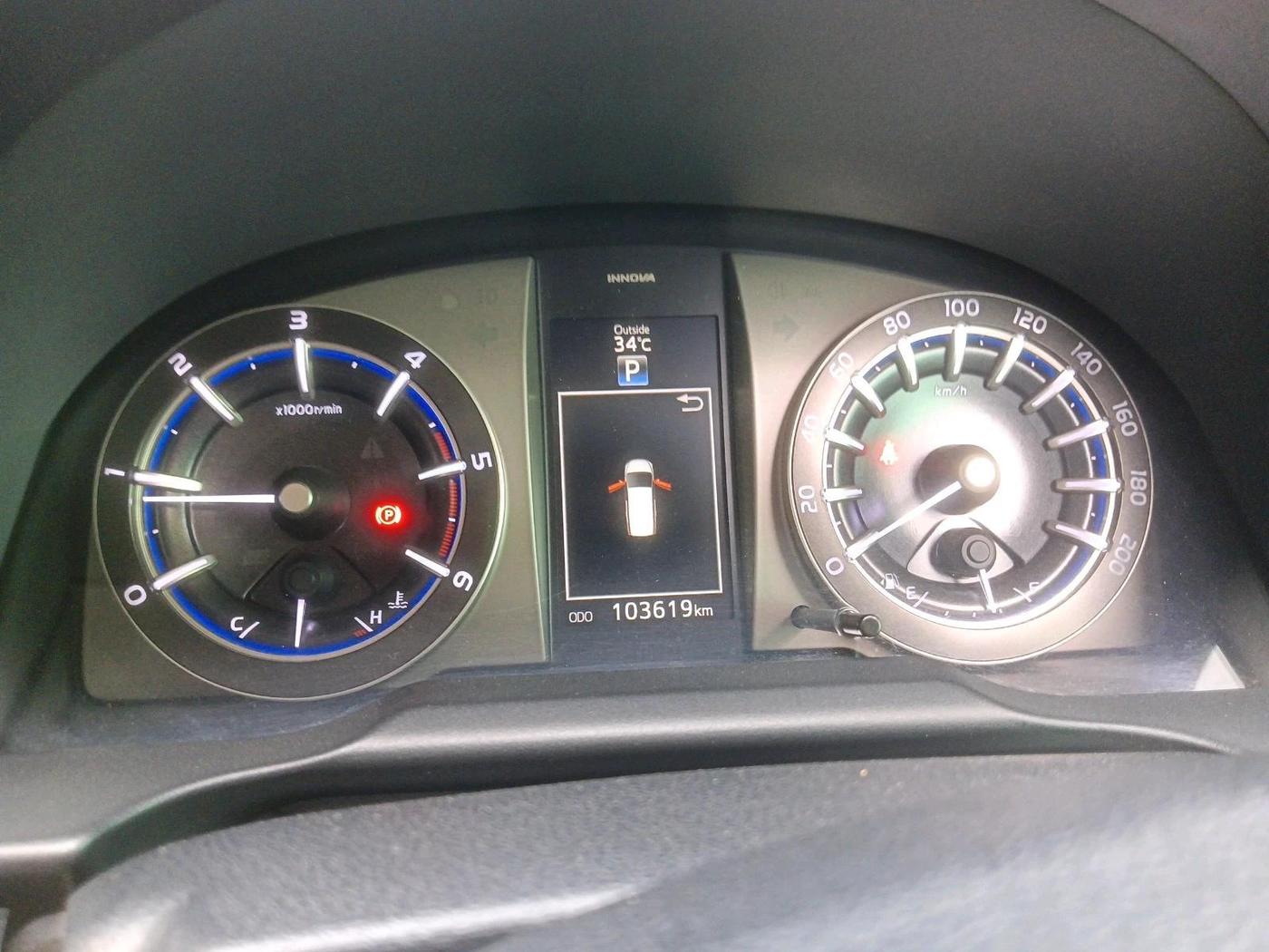 2018 Toyota Innova Crysta 2.8 ZX AT 7 STR, Diesel, Automatic, 1,03,619 km, interior