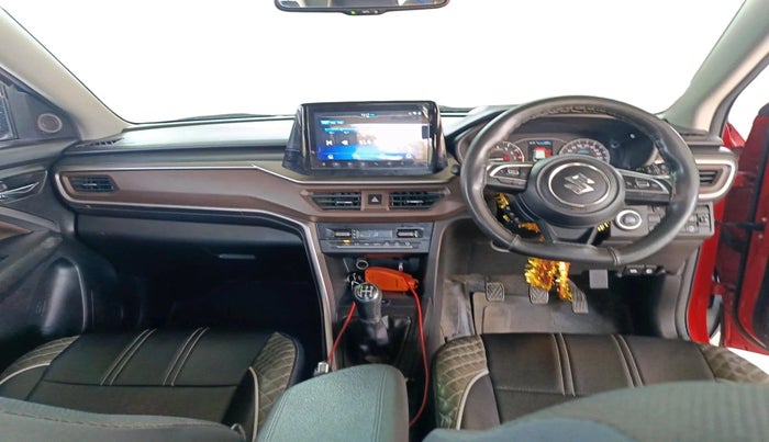 2022 Maruti BREZZA ZXI + SMART HYBRID, Petrol, Manual, 42,105 km, interior