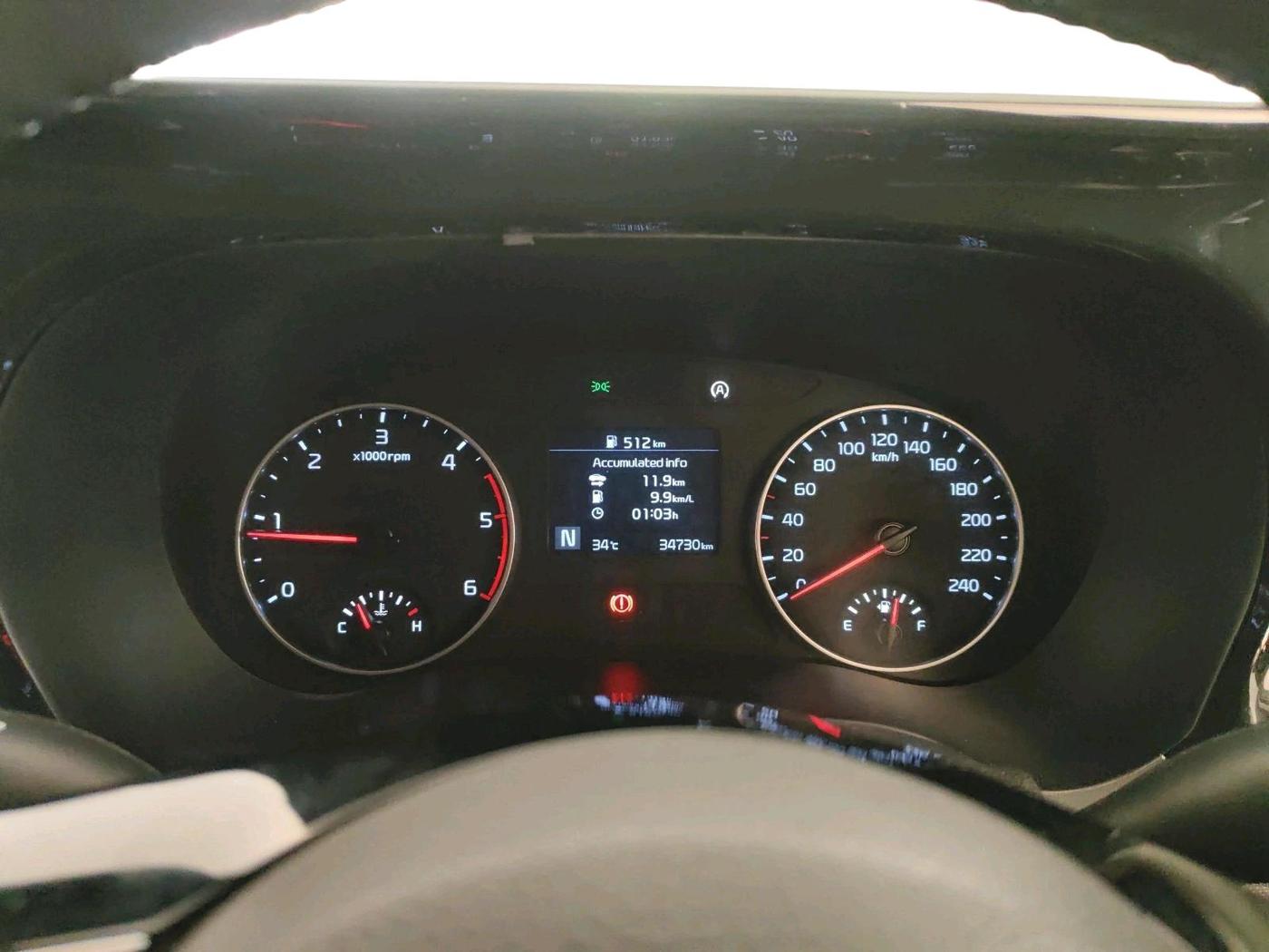 2023 KIA SELTOS HTE 1.5D IMT, Diesel, Manual, 34,730 km, interior