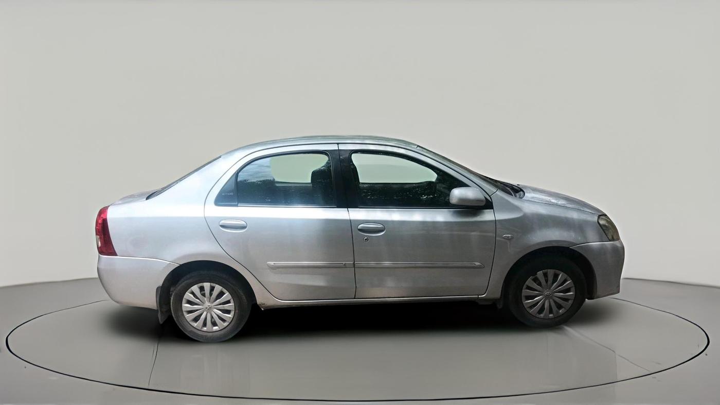 2011 Toyota Etios G, Petrol, Manual, 1,51,289 km, exterior