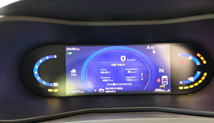 2024 Tata NEXON CREATIVE PLUS S 1.2 REVOTRON 6 AMT DT, Petrol, Automatic, 16,377 km, interior