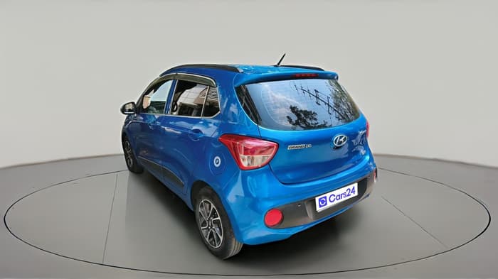 2018 Hyundai Grand i10 SPORTZ (O) AT 1.2 KAPPA VTVT, Petrol, Automatic, 77,473 km, exterior