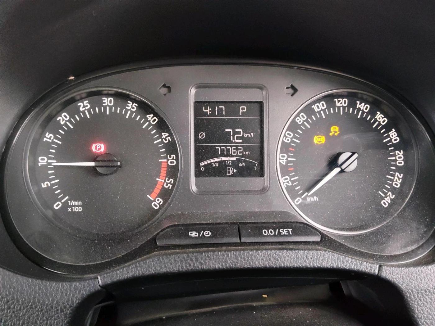 2017 Skoda Rapid STYLE 1.5 TDI AT, Diesel, Automatic, 77,762 km, interior
