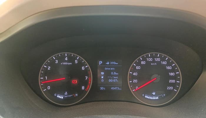 2019 Hyundai Elite i20 ASTA (O) CVT, Petrol, Automatic, 45,473 km, interior