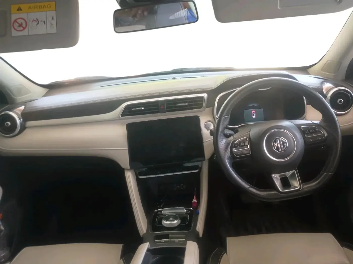 2023 MG ZS EV EXCLUSIVE ICONIC IVORY, Electric, Automatic, 1,02,693 km, interior