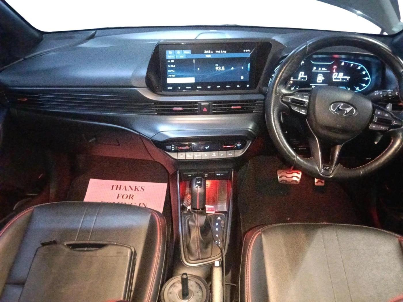 2022 Hyundai NEW I20 N LINE N8 1.0 TURBO GDI DCT, Petrol, Automatic, 23,651 km, interior