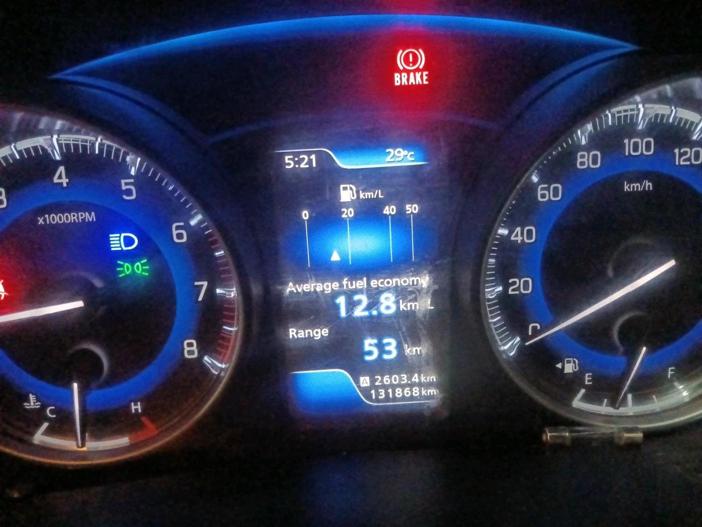2020 Toyota Glanza G, Petrol, Manual, 1,31,868 km, interior