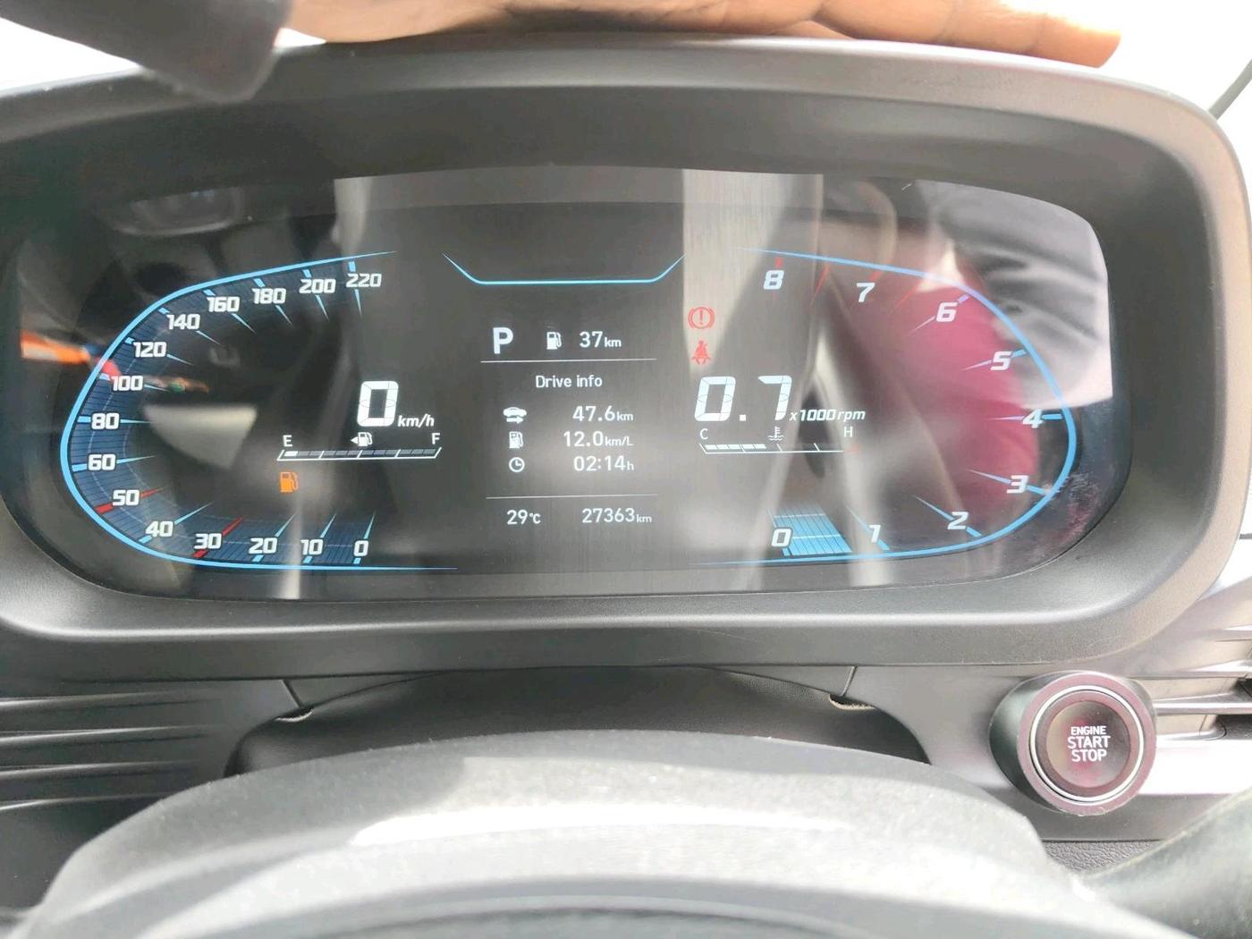 2022 Hyundai NEW I20 ASTA (O) 1.2 AT, Petrol, Automatic, 27,363 km, interior