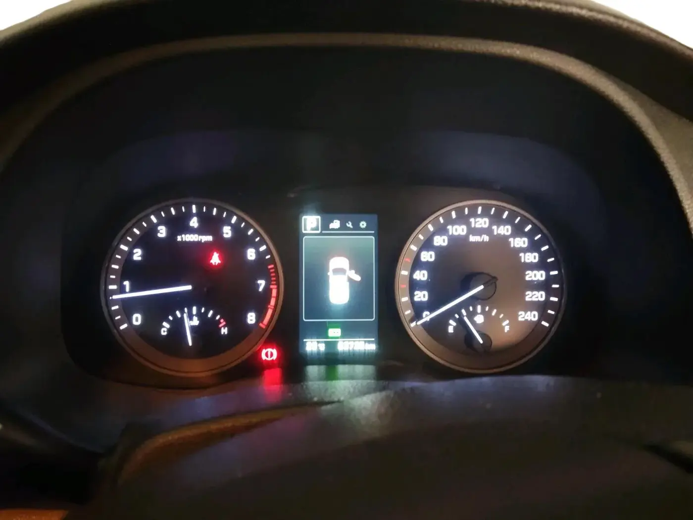 2018 Hyundai Tucson GLS 2WD AT PETROL, Petrol, Automatic, 63,735 km, interior