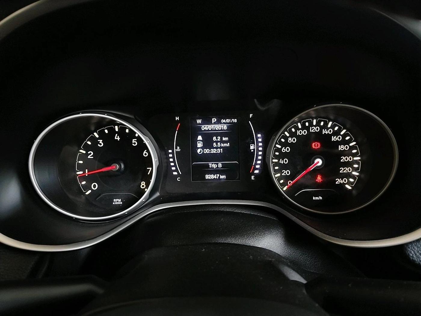 2017 Jeep Compass LIMITED 1.4 PETROL AT, Petrol, Automatic, 92,847 km, interior
