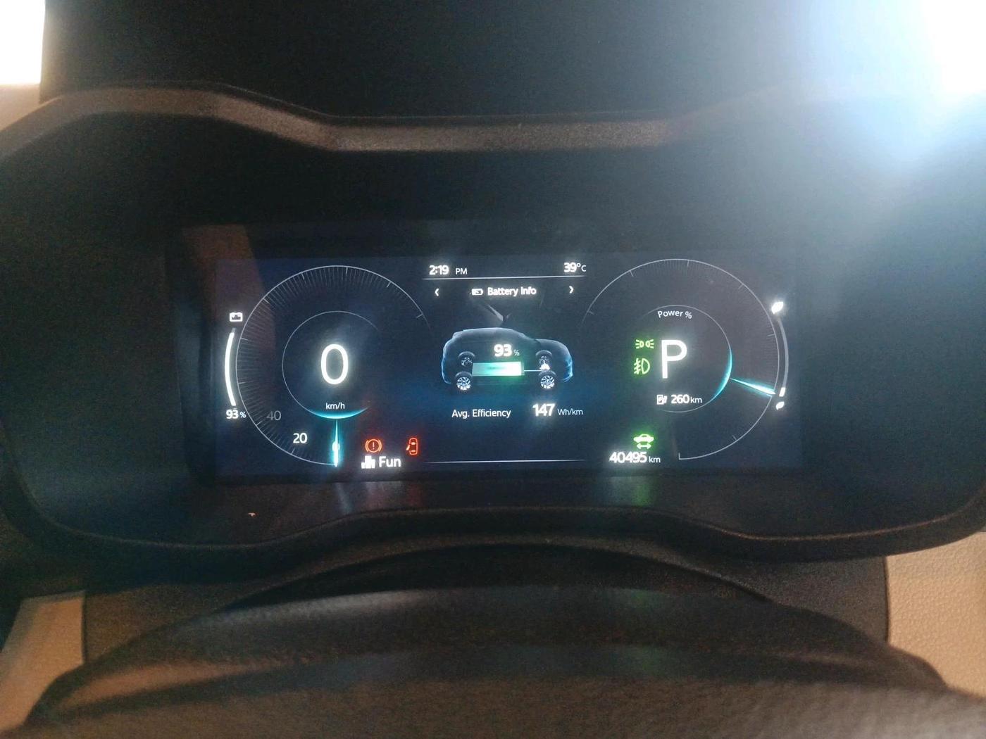 2024 Mahindra XUV400 EL Pro 39.4 KWH, Electric, Automatic, 40,495 km, interior