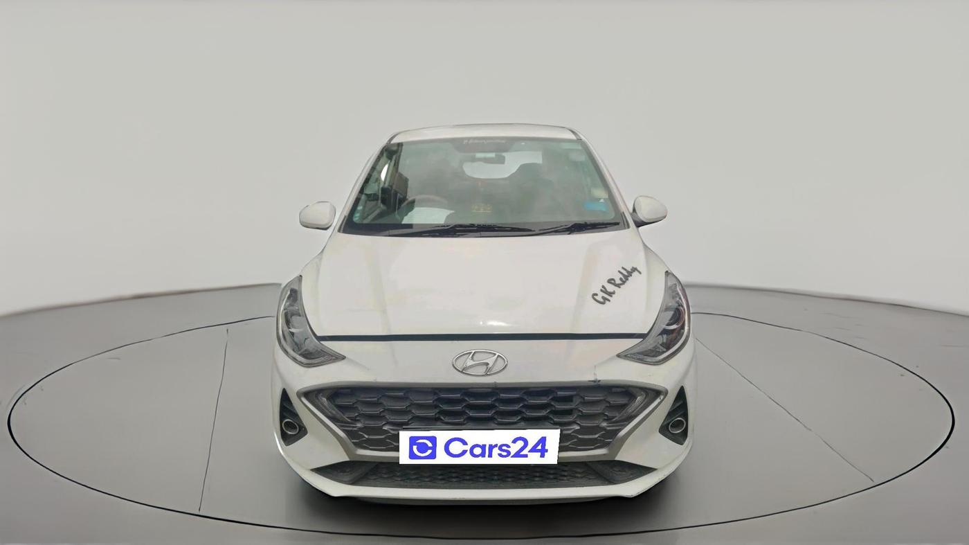 2020 Hyundai AURA SX PLUS 1.2 AMT, Petrol, Automatic, 67,100 km, exterior