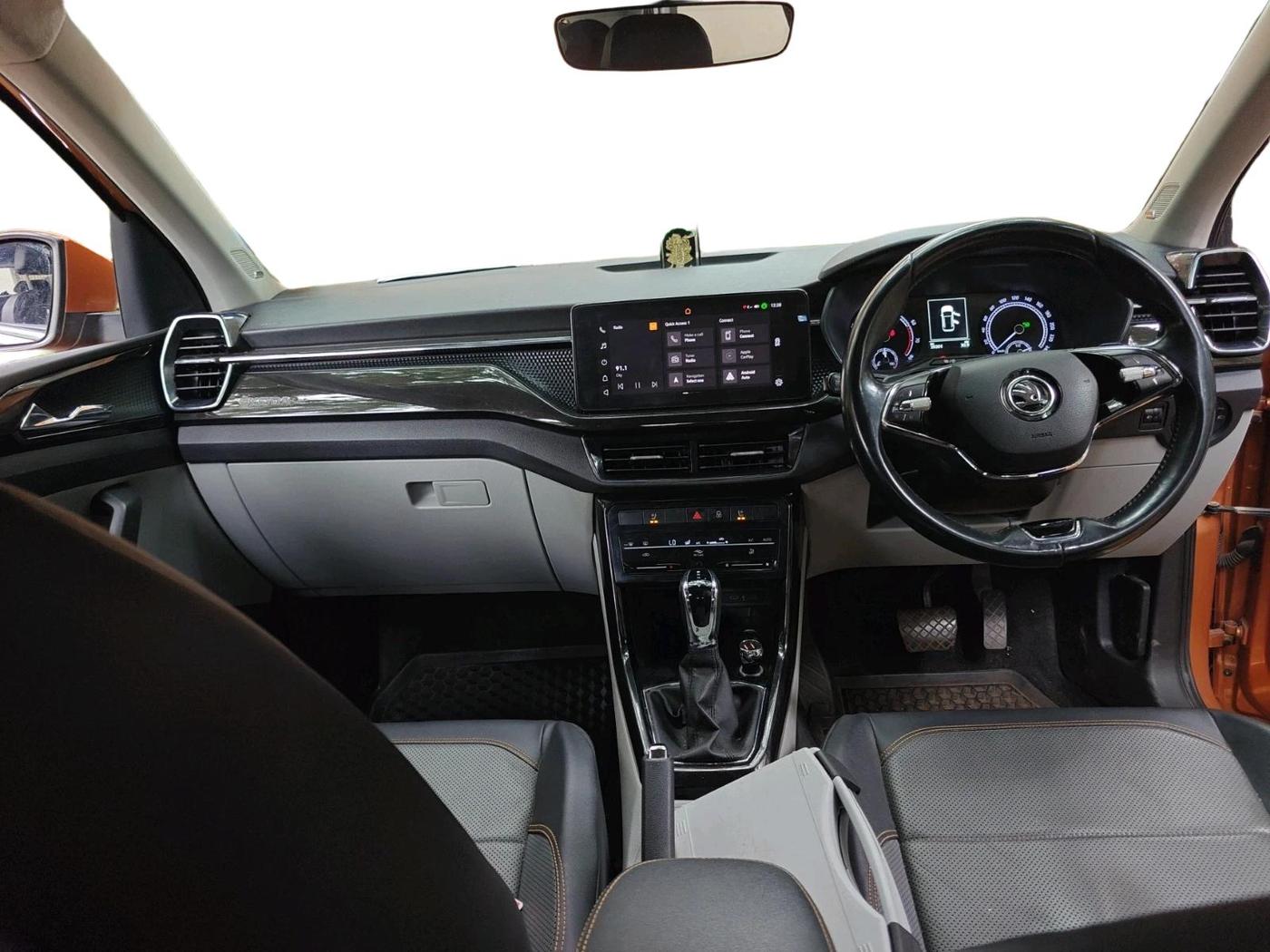 2021 Skoda KUSHAQ STYLE 1.0L TSI AT, Petrol, Automatic, 39,202 km, interior