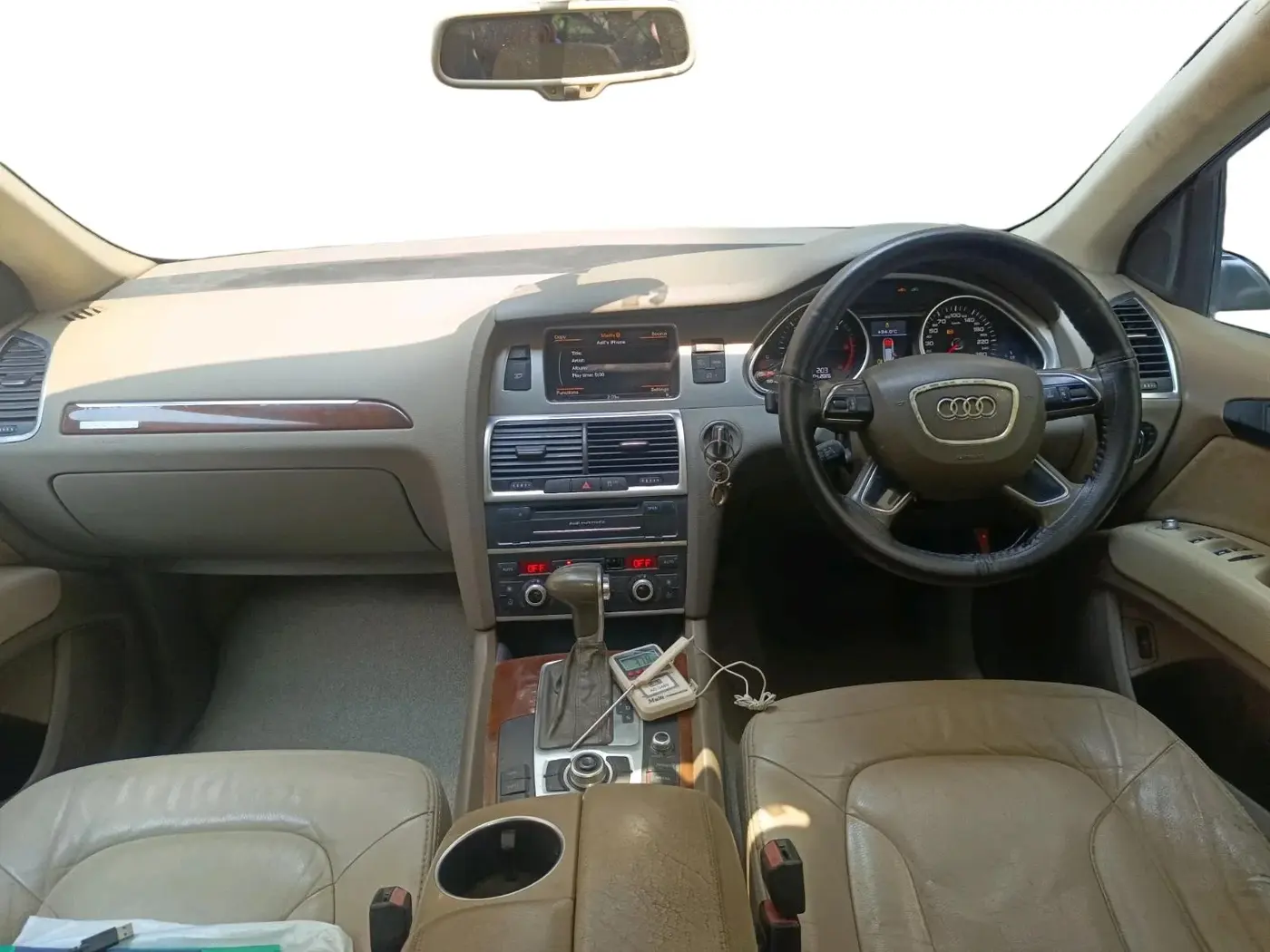 2013 Audi Q7 3.0 TDI QUATTRO, Diesel, Automatic, 1,04,836 km, interior