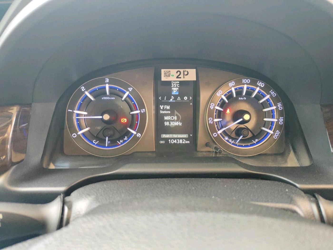 2021 Toyota Innova Crysta 2.4 ZX AT 7 STR, Diesel, Automatic, 1,04,382 km, interior