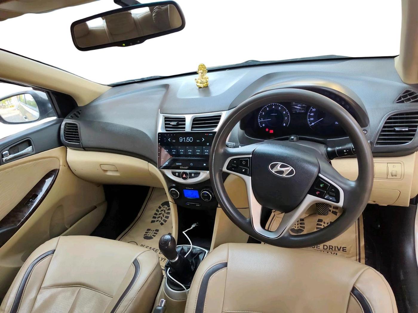 2013 Hyundai Verna FLUIDIC 1.6 VTVT SX, Petrol, Manual, 91,138 km, interior