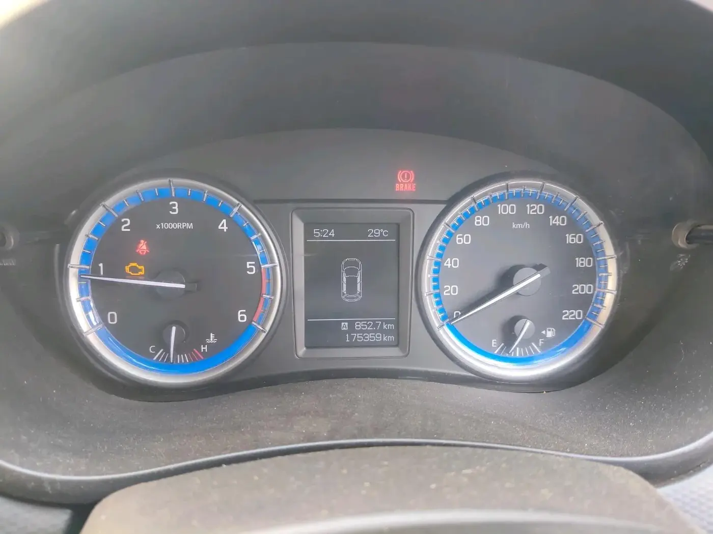 2016 Maruti S Cross DELTA 1.3, Diesel, Manual, 1,75,359 km, interior