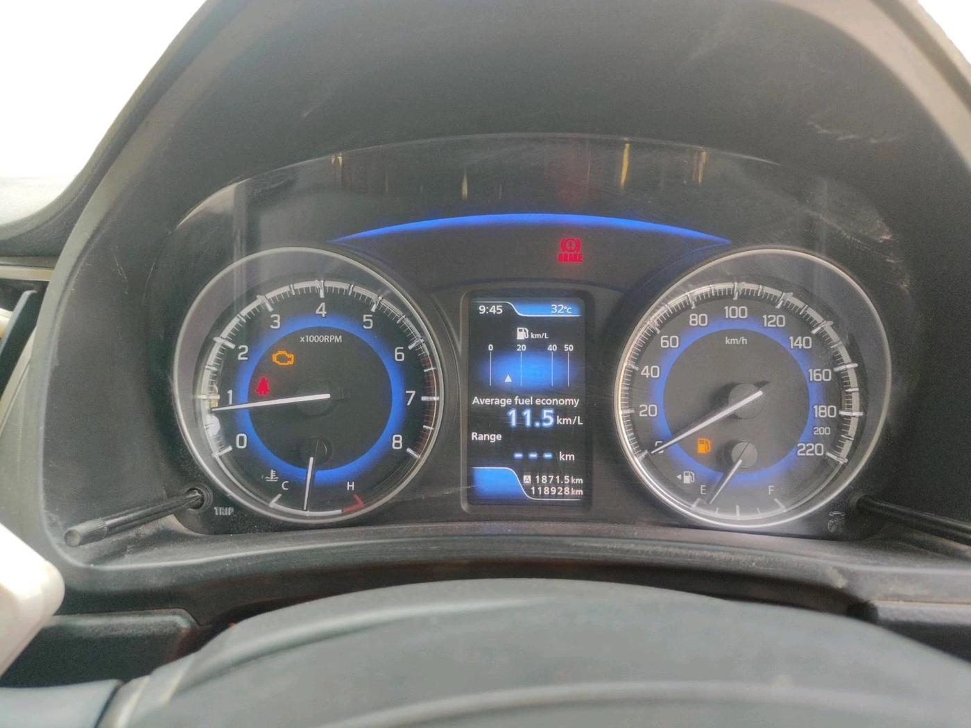 2019 Toyota Glanza V, Petrol, Manual, 1,18,928 km, interior
