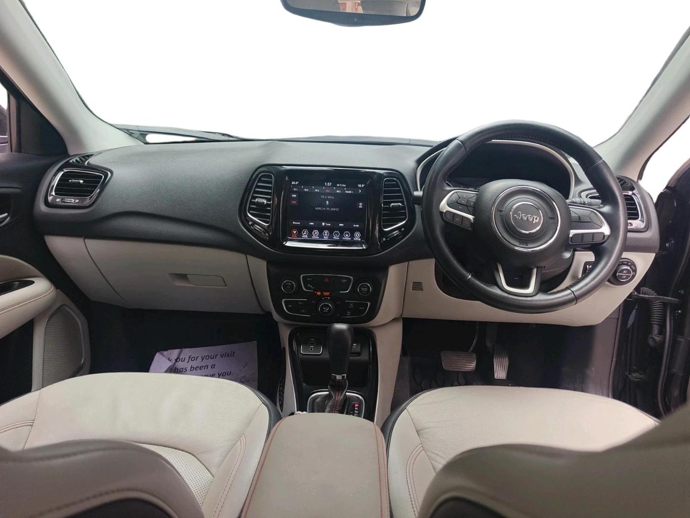 2018 Jeep Compass LIMITED PLUS PETROL AT, Petrol, Automatic, 74,656 km, interior