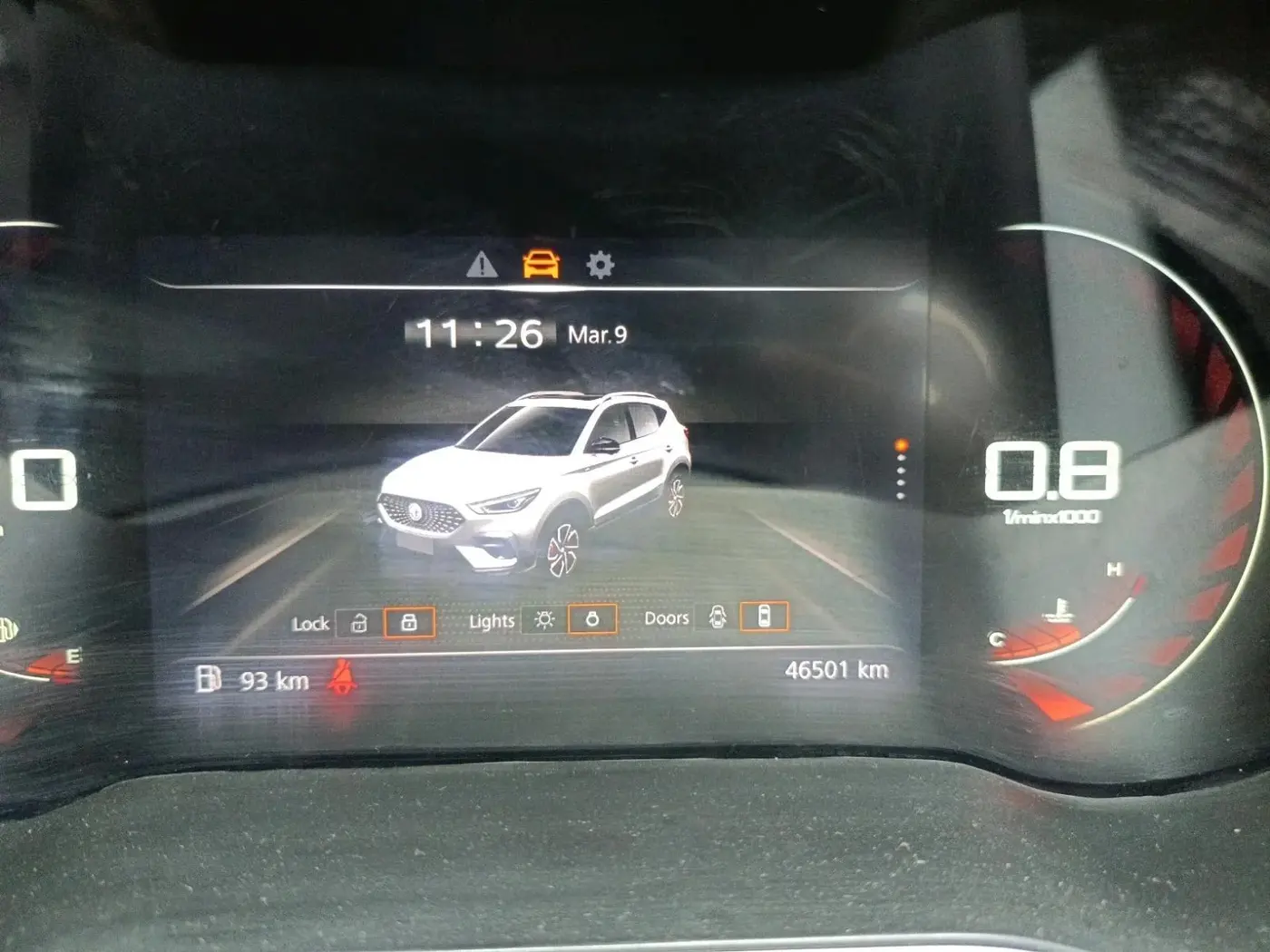2023 MG ASTOR  SMART BLACK STORM EDITION , Petrol, Manual, 46,501 km, interior
