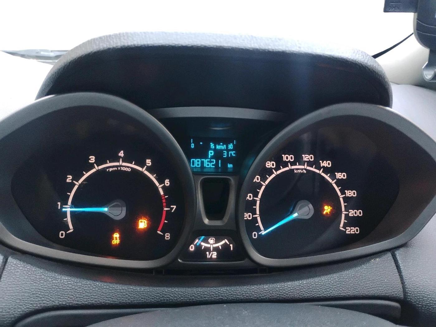 2013 Ford Ecosport TITANIUM 1.5L PETROL AT, Petrol, Automatic, 87,621 km, interior