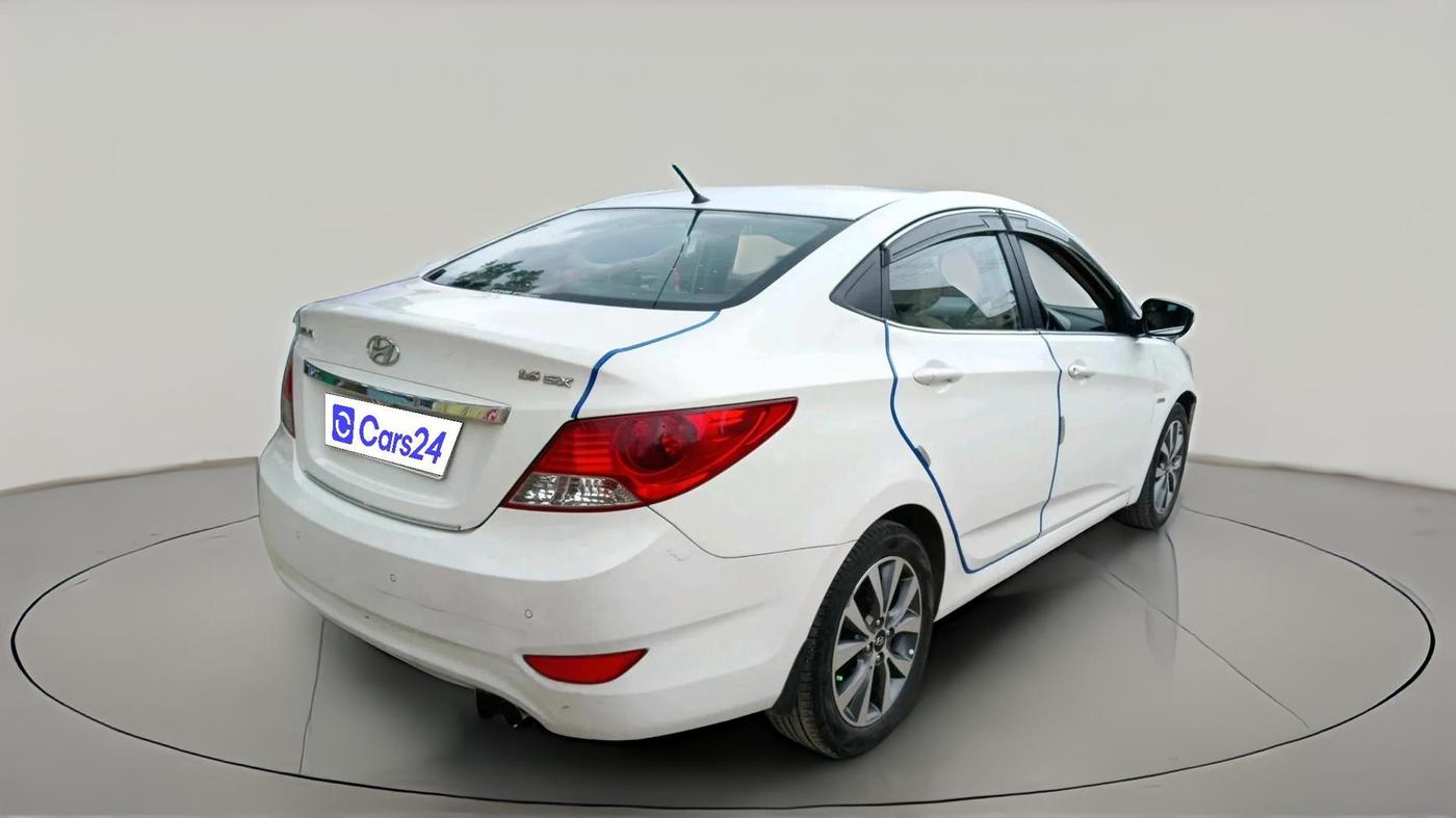 2014 Hyundai Verna FLUIDIC 1.6 CRDI SX, Diesel, Manual, 90,577 km, exterior