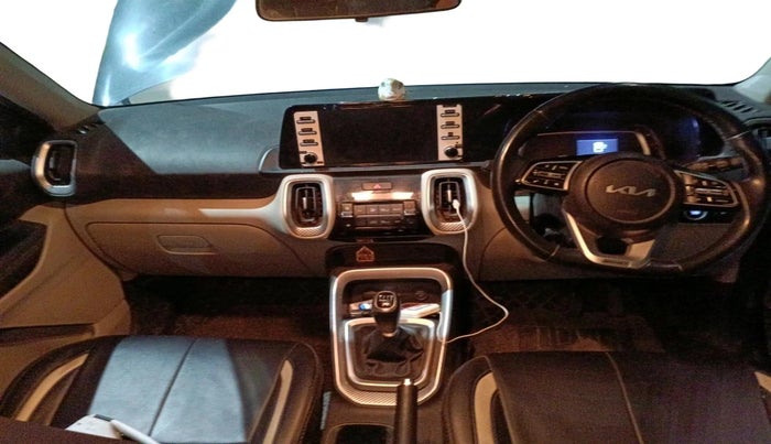 2021 KIA SONET HTX 1.0 IMT, Petrol, Manual, 55,490 km, interior