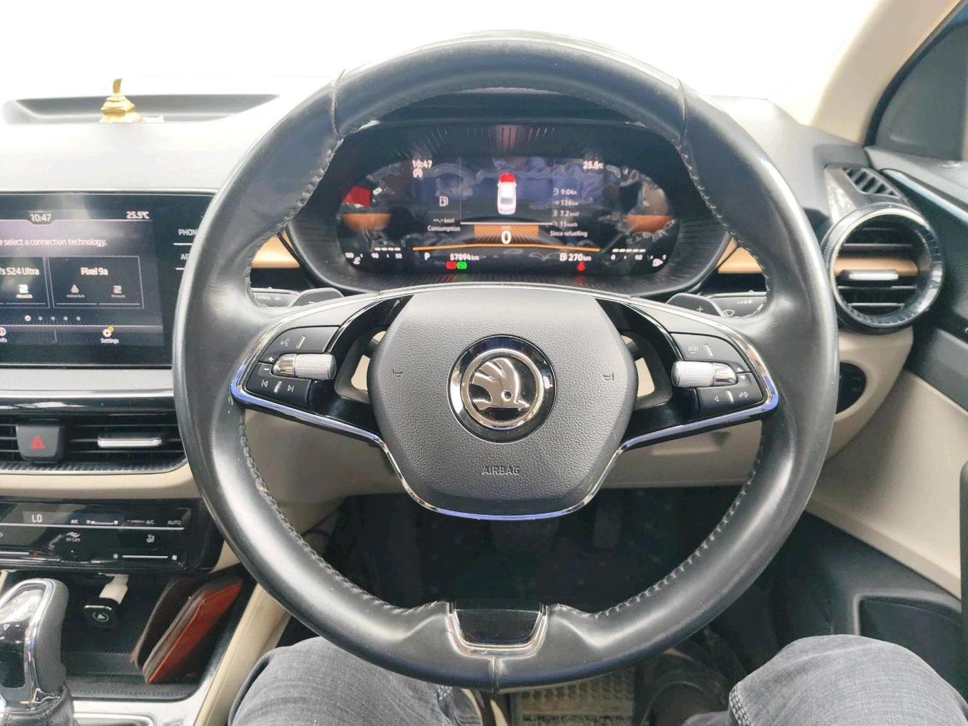 2023 Skoda SLAVIA STYLE 1.5L TSI DSG, Petrol, Automatic, 57,894 km, interior