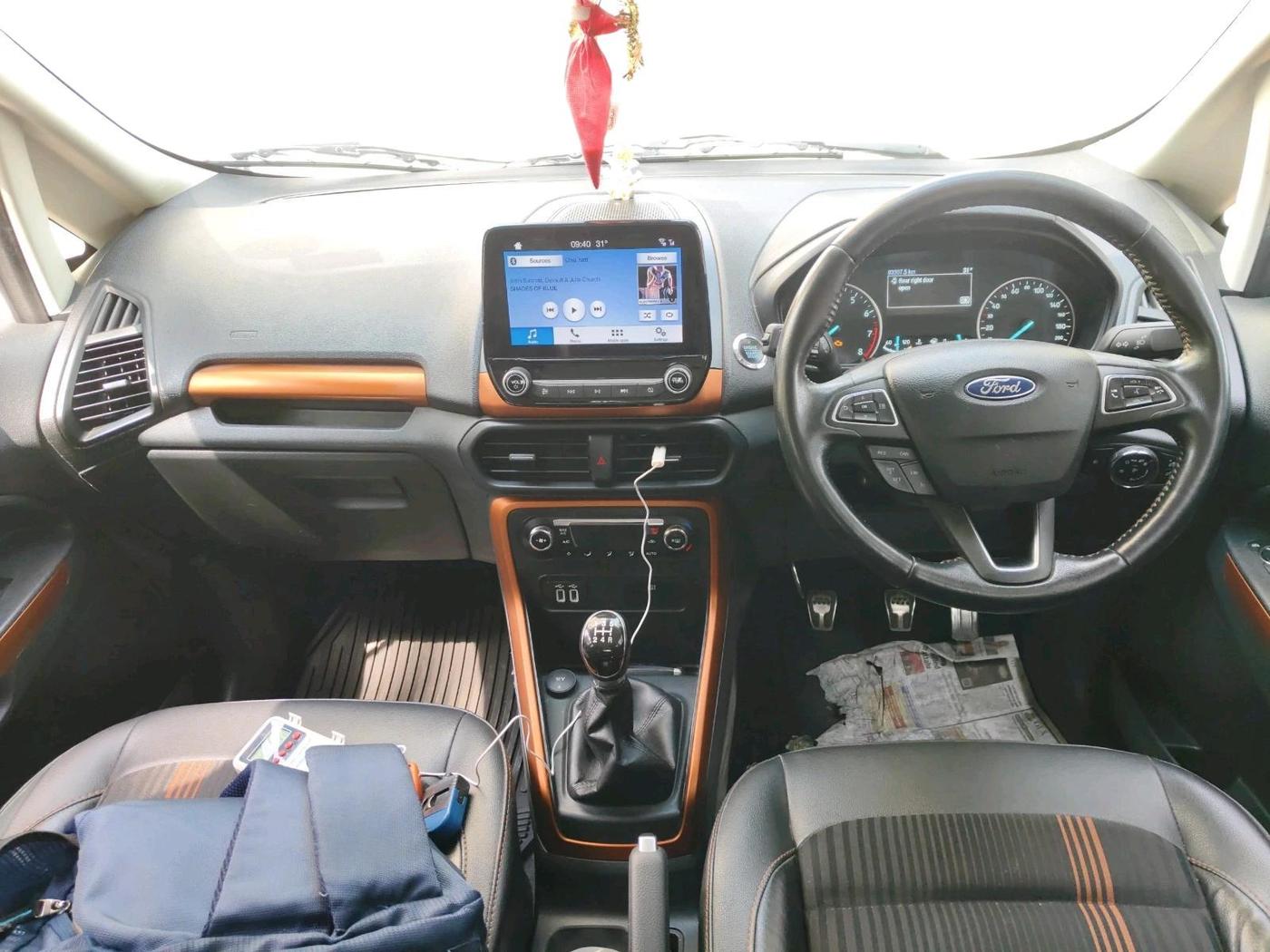 2020 Ford Ecosport TITANIUM 1.5 SPORTS(SUNROOF) PETROL, Petrol, Manual, 93,307 km, interior
