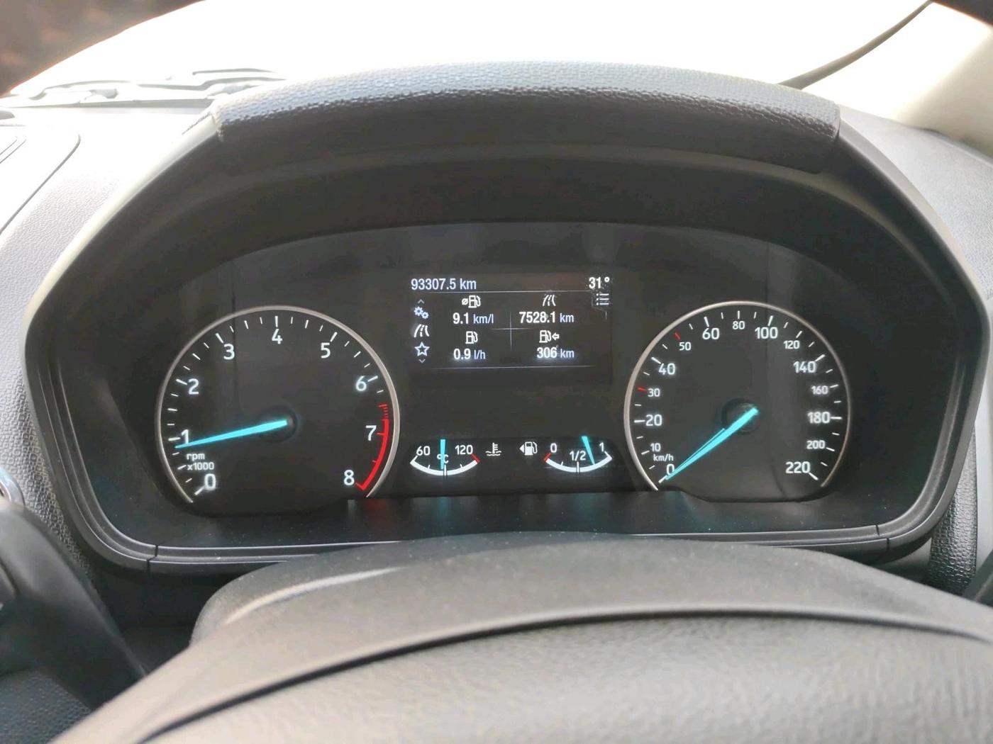 2020 Ford Ecosport TITANIUM 1.5 SPORTS(SUNROOF) PETROL, Petrol, Manual, 93,307 km, interior