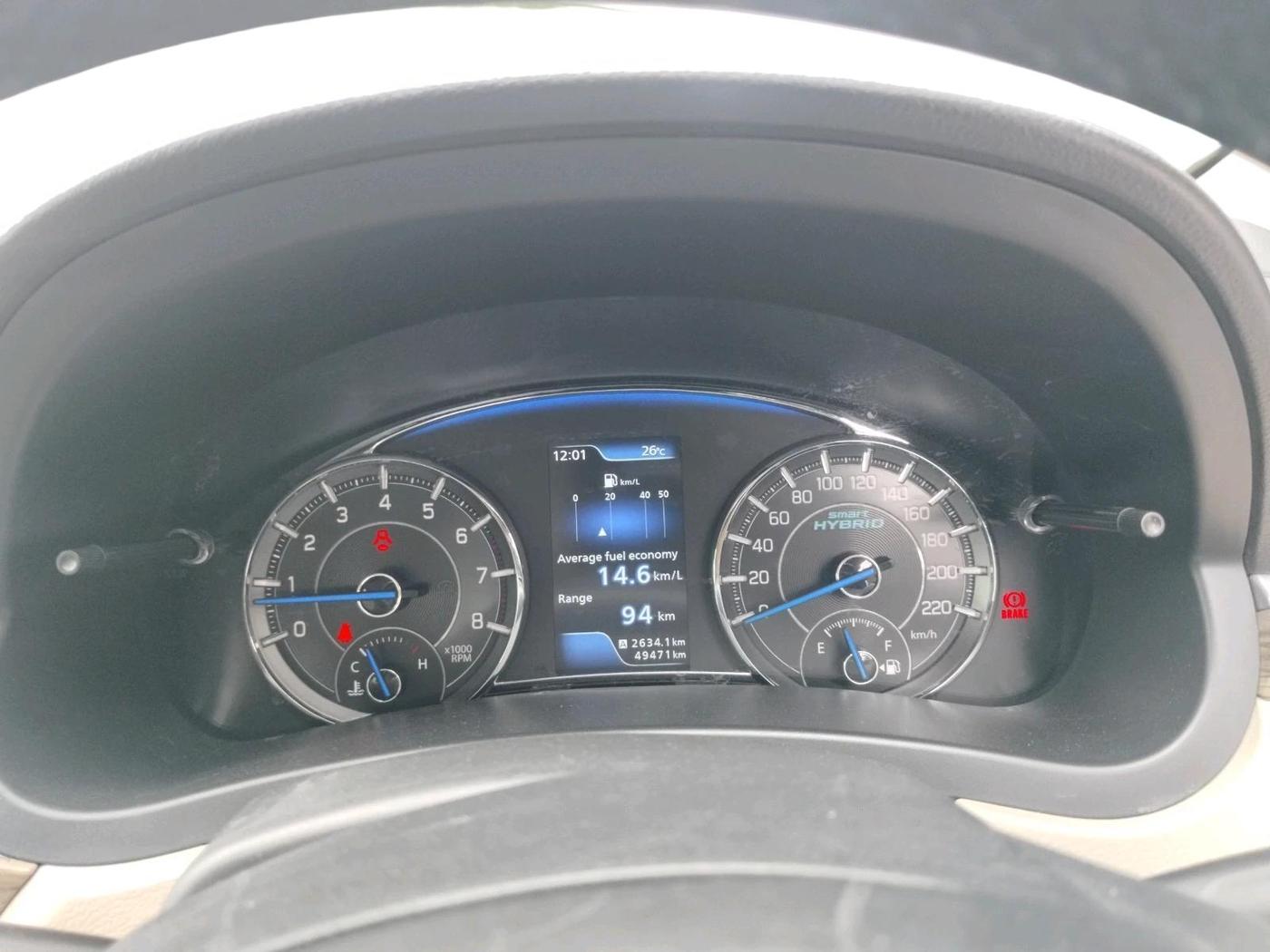 2022 Maruti Ciaz ALPHA 1.5 SHVS PETROL, Petrol, Manual, 49,471 km, interior