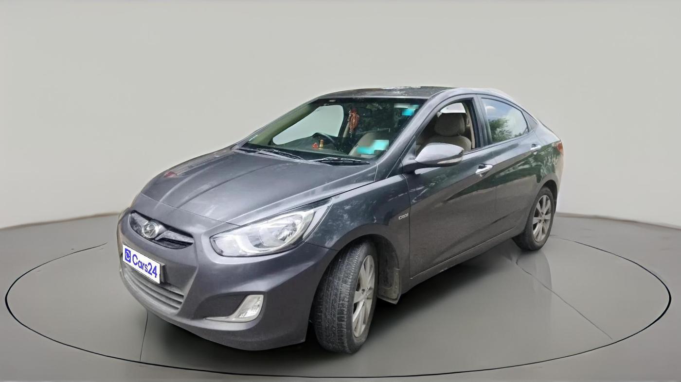2012 Hyundai Verna FLUIDIC 1.6 VTVT SX AT, Petrol, Automatic, 63,479 km, exterior