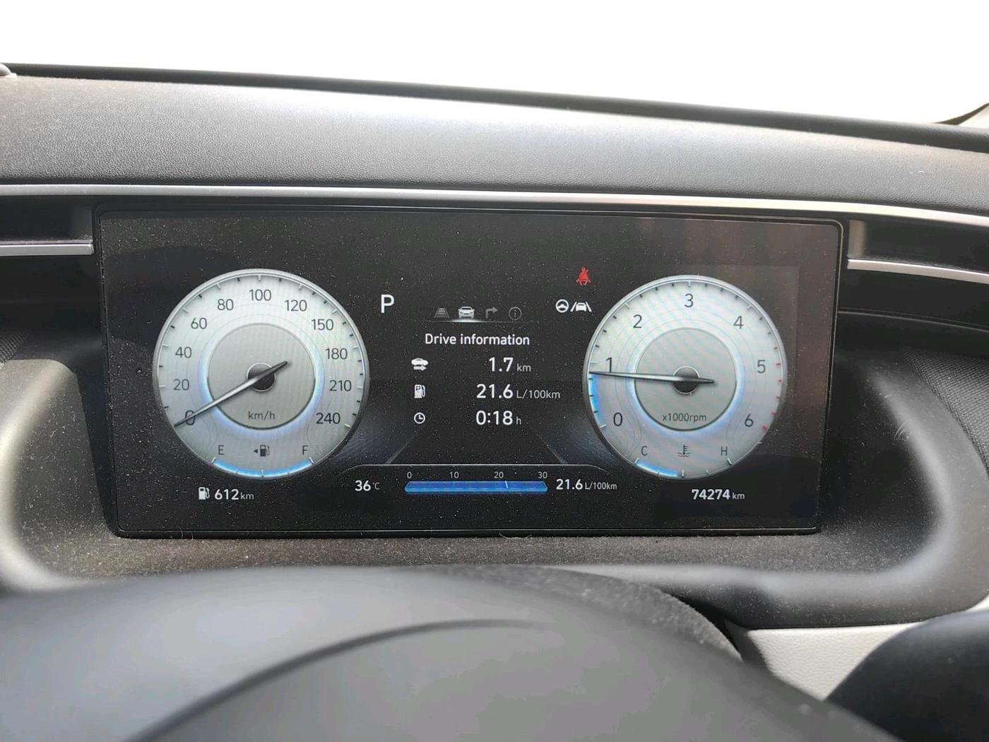 2023 Hyundai Tucson SIGNATURE 2.0 AT DIESEL DUAL TONE, Diesel, Automatic, 74,272 km, interior