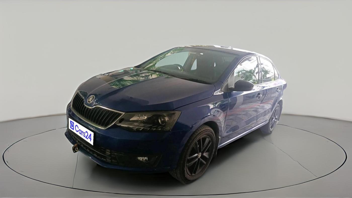2019 Skoda Rapid AMBITION 1.6 MPI AT, Petrol, Automatic, 1,28,146 km, exterior
