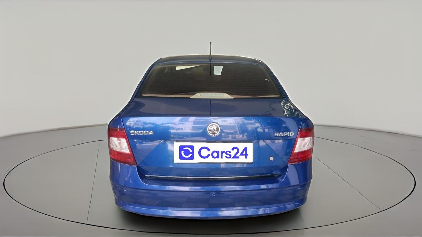 2019 Skoda Rapid AMBITION 1.6 MPI AT, Petrol, Automatic, 1,28,146 km, exterior