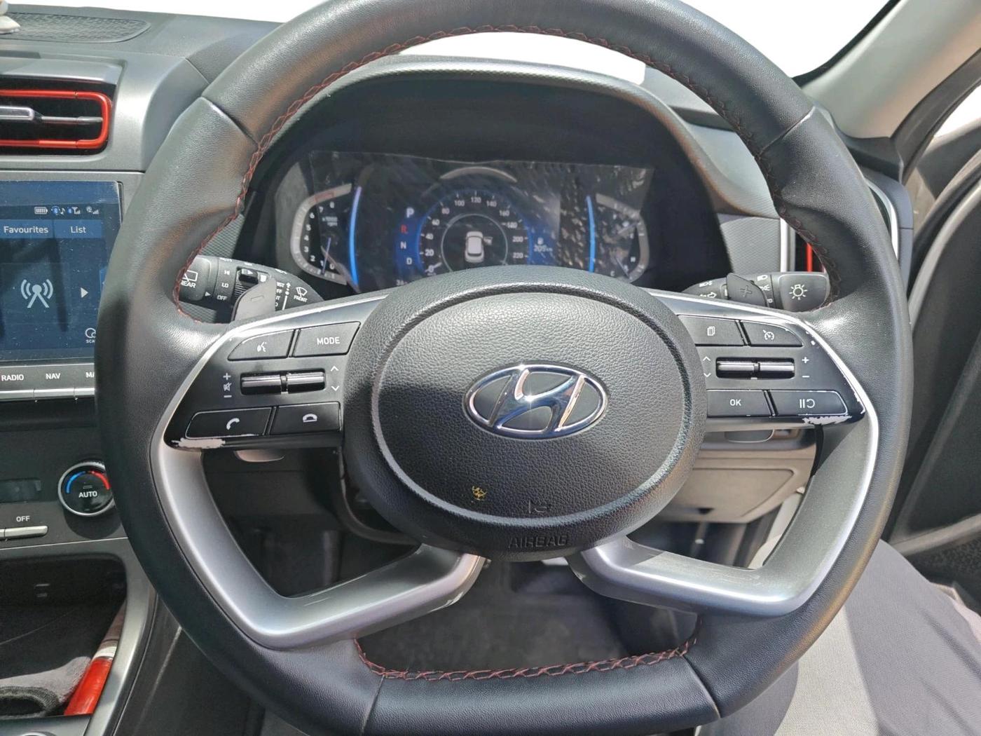 2022 Hyundai Creta SX (O) 1.4 TURBO DCT, Petrol, Automatic, 39,989 km, interior