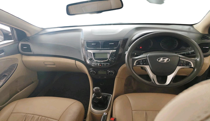 2013 Hyundai Verna FLUIDIC 1.6 CRDI EX, Diesel, Manual, 78,588 km, interior