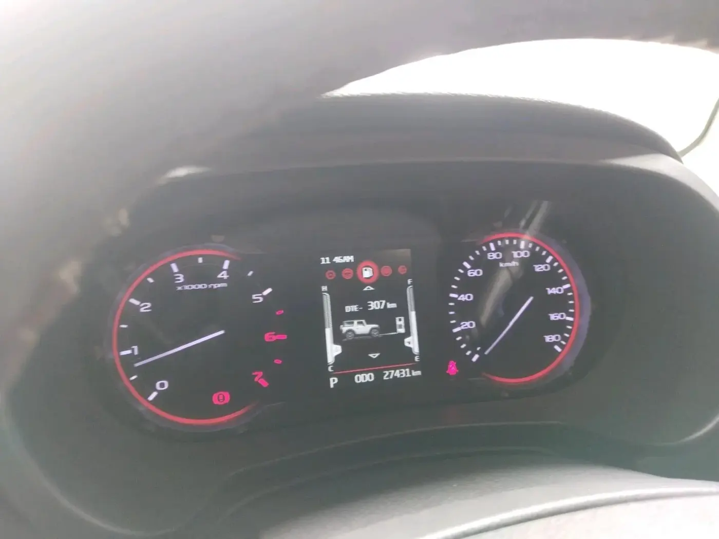 2024 Mahindra Thar LX P 2WD AT HT, Petrol, Automatic, 27,431 km, interior
