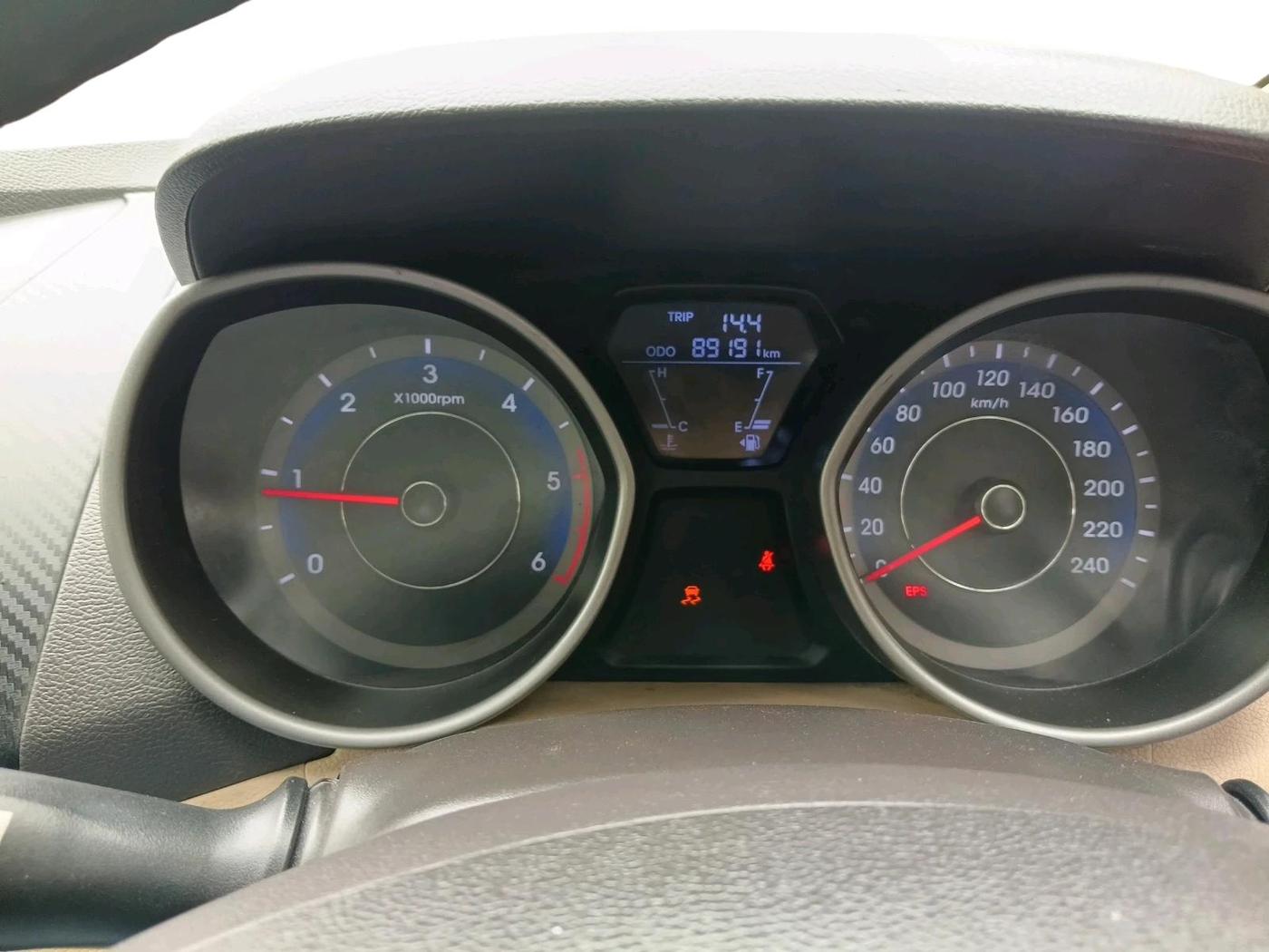 2014 Hyundai New Elantra 1.6 SX MT DIESEL, Diesel, Manual, 89,191 km, interior